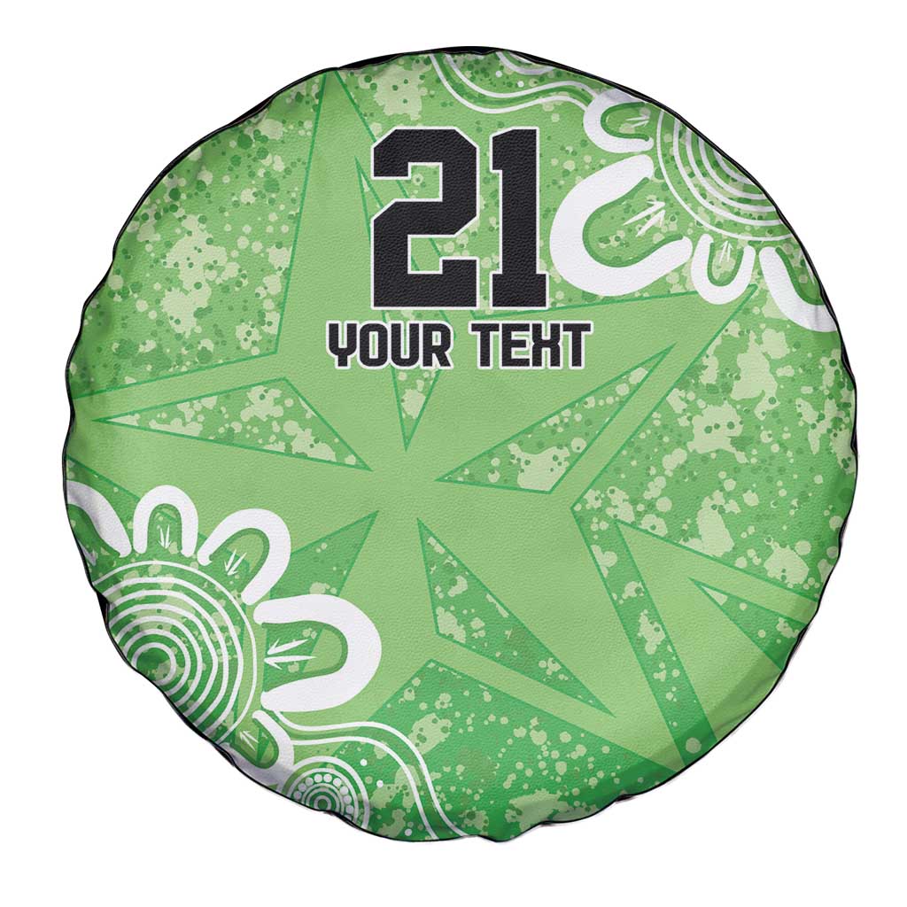 Australian Stars Cricket Custom Spare Tire Cover Minimalism Aboriginal