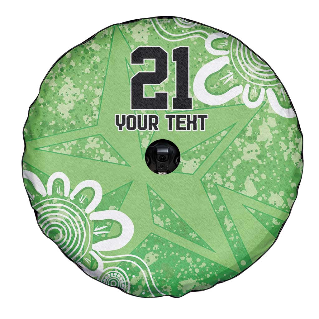 Australian Stars Cricket Custom Spare Tire Cover Minimalism Aboriginal