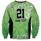 Australian Stars Cricket Custom Sweatshirt Minimalism Aboriginal