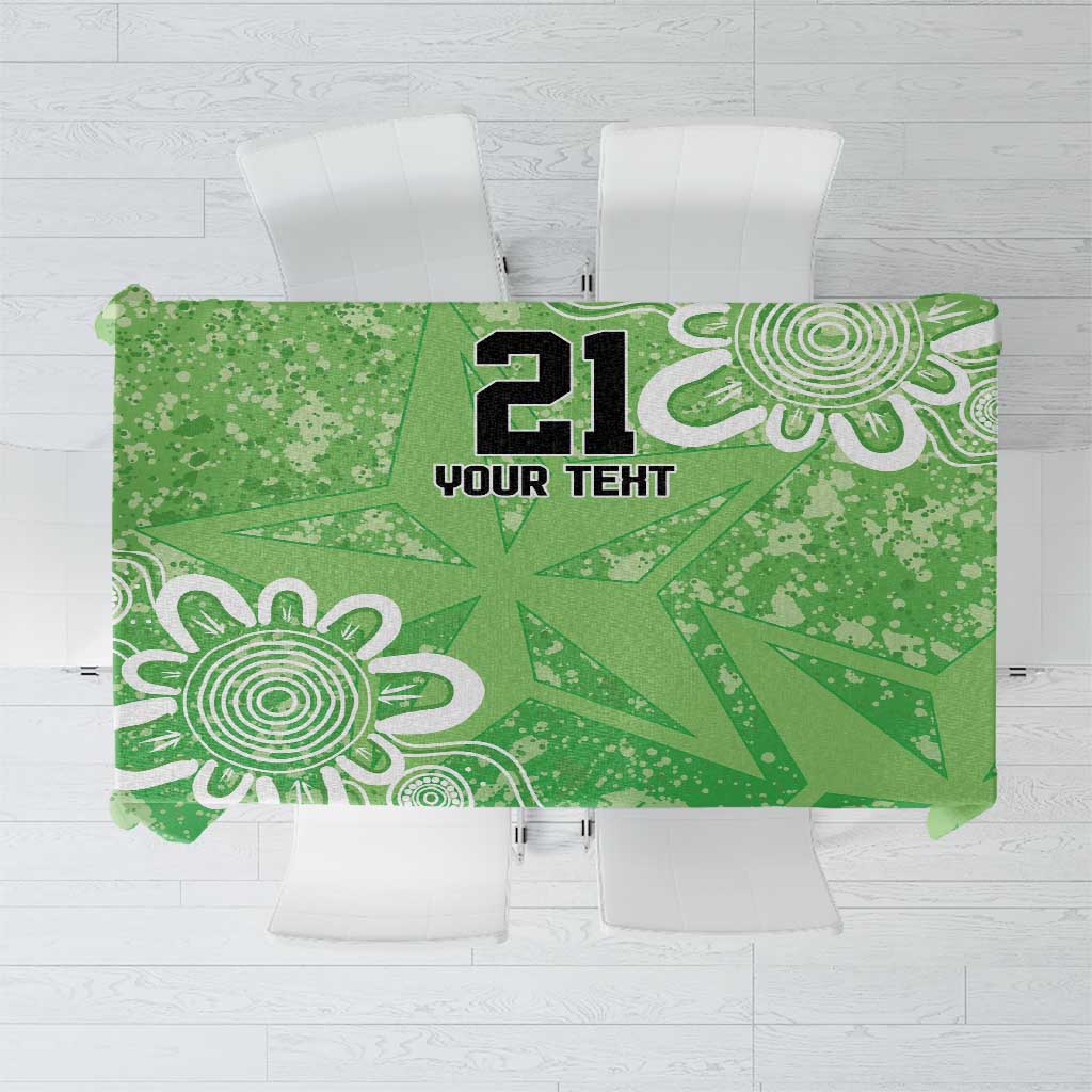 Australian Stars Cricket Custom Tablecloth Minimalism Aboriginal