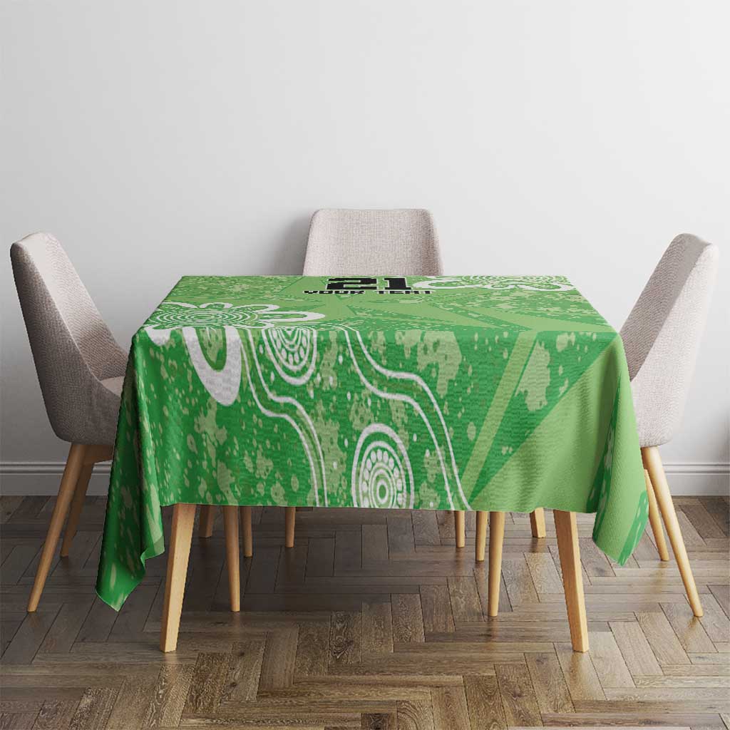 Australian Stars Cricket Custom Tablecloth Minimalism Aboriginal