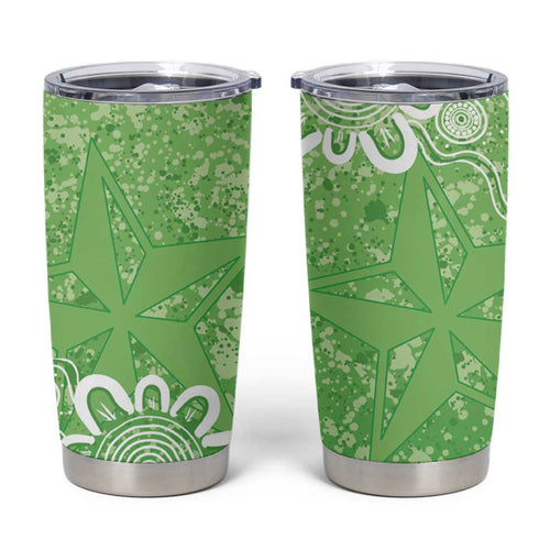 Australian Stars Cricket Custom Tumbler Cup Minimalism Aboriginal