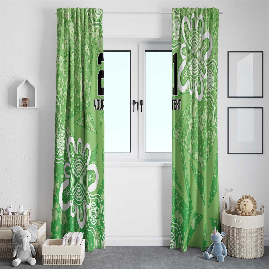 Australian Stars Cricket Custom Window Curtain Minimalism Aboriginal
