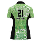 Australian Stars Cricket Custom Women Polo Shirt Minimalism Aboriginal