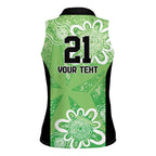 Australian Stars Cricket Custom Women Sleeveless Polo Shirt Minimalism Aboriginal