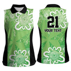 Australian Stars Cricket Custom Women Sleeveless Polo Shirt Minimalism Aboriginal