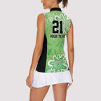 Australian Stars Cricket Custom Women Sleeveless Polo Shirt Minimalism Aboriginal