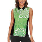 Australian Stars Cricket Custom Women Sleeveless Polo Shirt Minimalism Aboriginal