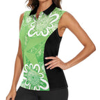 Australian Stars Cricket Custom Women Sleeveless Polo Shirt Minimalism Aboriginal