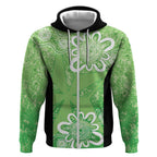 Australian Stars Cricket Custom Zip Hoodie Minimalism Aboriginal