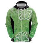 Australian Stars Cricket Custom Zip Hoodie Minimalism Aboriginal