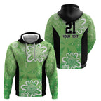 Australian Stars Cricket Custom Zip Hoodie Minimalism Aboriginal