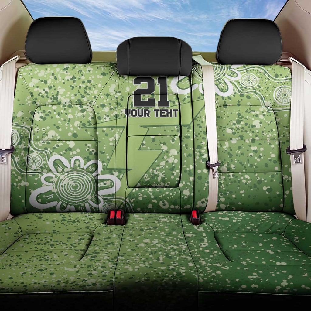 Australian Thunder Cricket Custom Back Car Seat Cover Minimalism Aboriginal