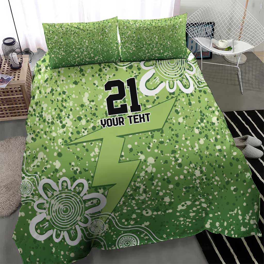 Australian Thunder Cricket Custom Bedding Set Minimalism Aboriginal