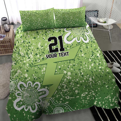 Australian Thunder Cricket Custom Bedding Set Minimalism Aboriginal