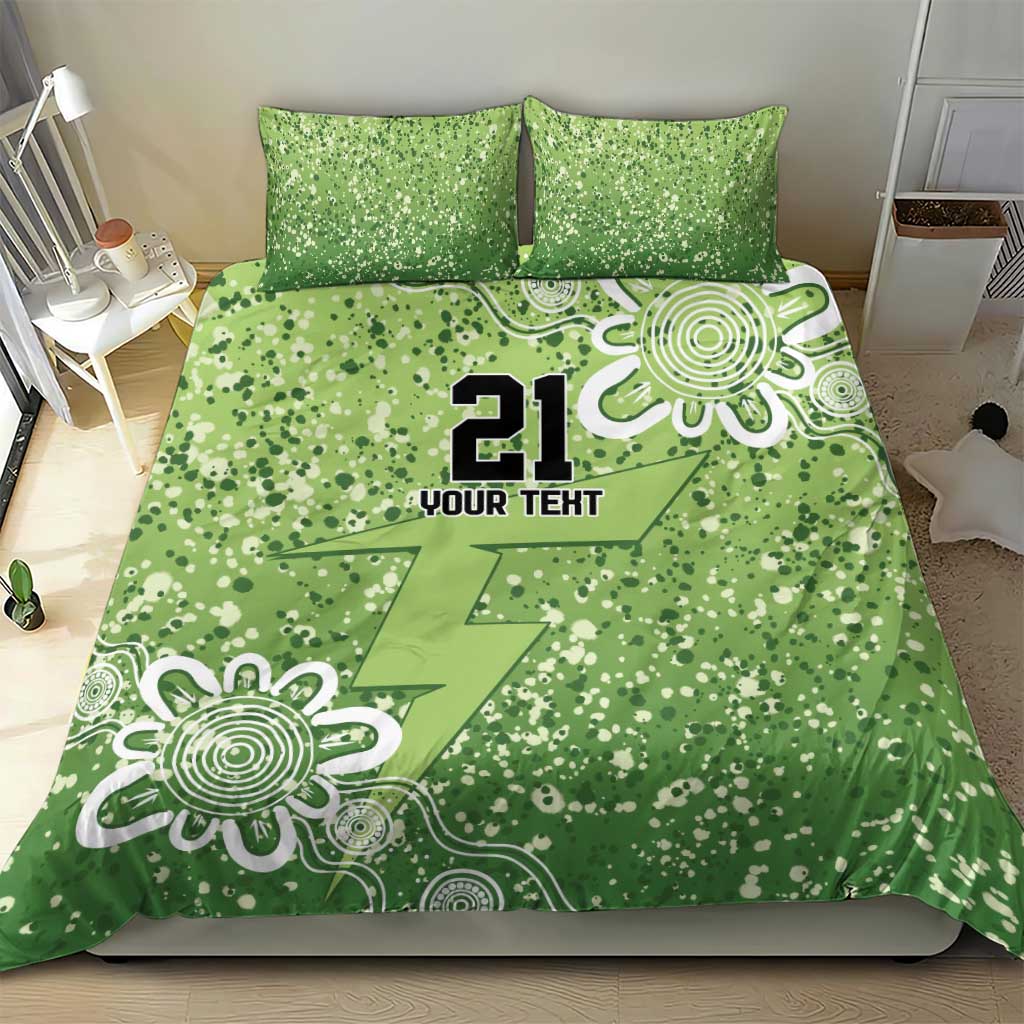 Australian Thunder Cricket Custom Bedding Set Minimalism Aboriginal