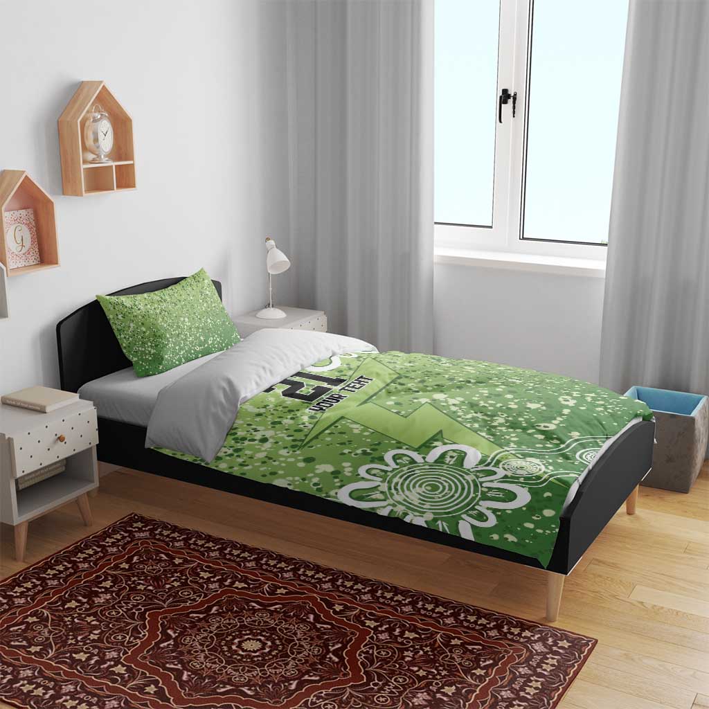 Australian Thunder Cricket Custom Bedding Set Minimalism Aboriginal