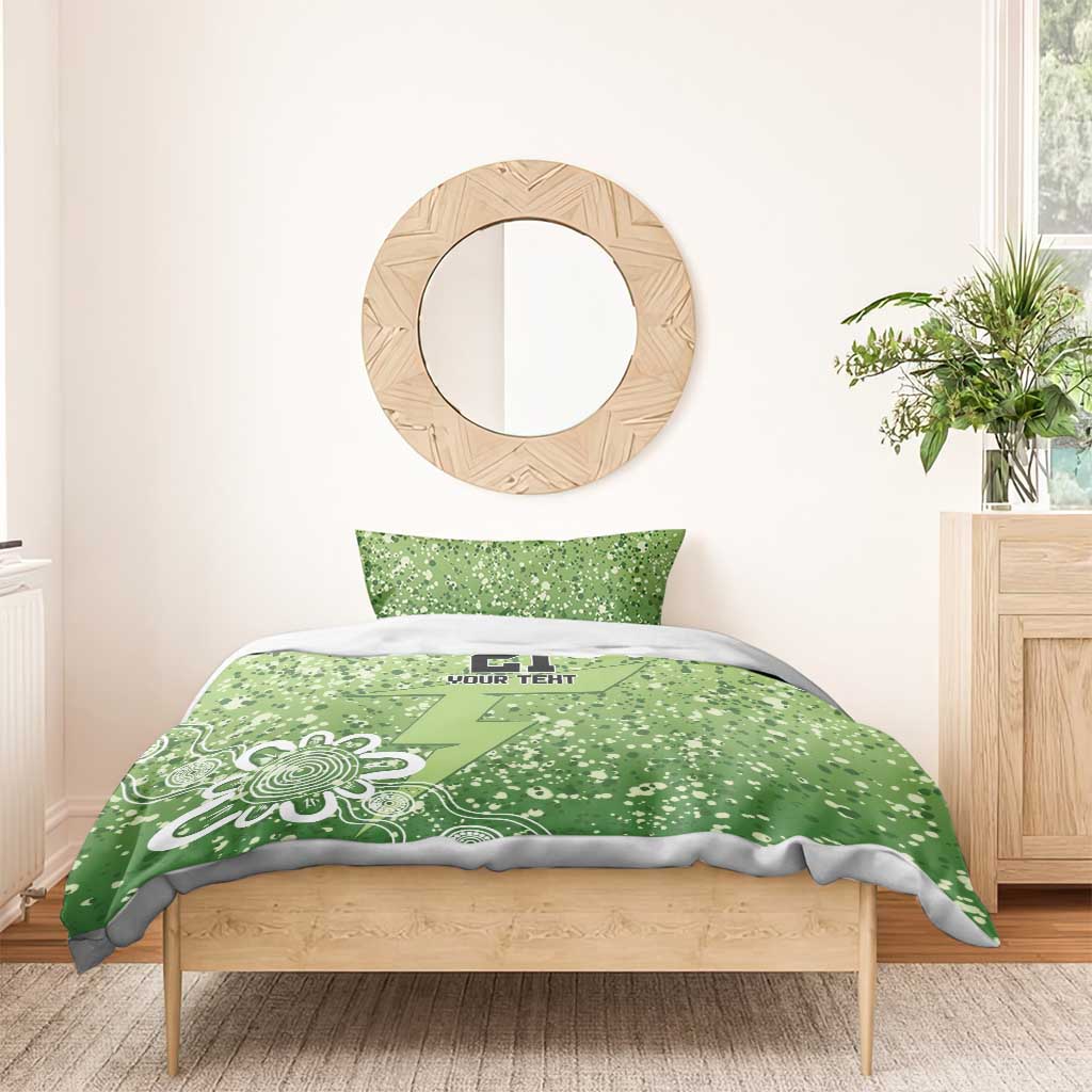Australian Thunder Cricket Custom Bedding Set Minimalism Aboriginal