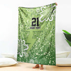 Australian Thunder Cricket Custom Blanket Minimalism Aboriginal