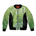 Australian Thunder Cricket Custom Bomber Jacket Minimalism Aboriginal