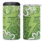 Australian Thunder Cricket Custom 4 in 1 Can Cooler Tumbler Minimalism Aboriginal