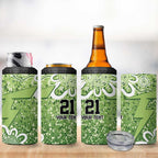 Australian Thunder Cricket Custom 4 in 1 Can Cooler Tumbler Minimalism Aboriginal