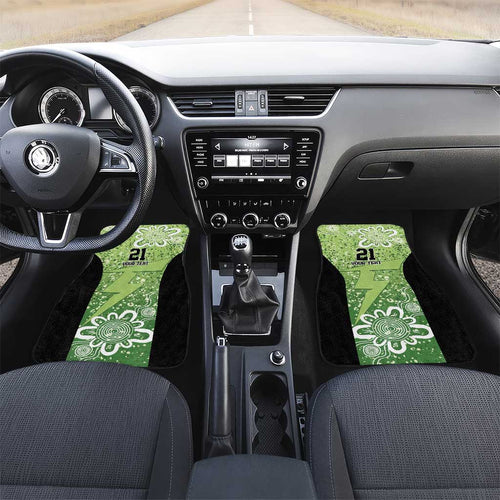 Australian Thunder Cricket Custom Car Mats Minimalism Aboriginal