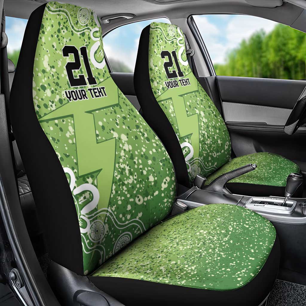 Australian Thunder Cricket Custom Car Seat Cover Minimalism Aboriginal