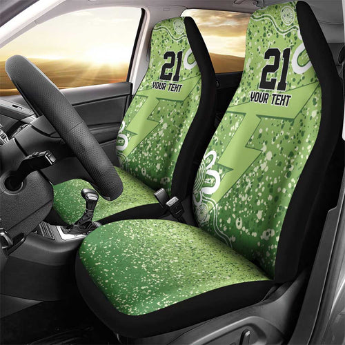 Australian Thunder Cricket Custom Car Seat Cover Minimalism Aboriginal