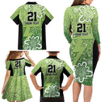 Australian Thunder Cricket Custom Family Matching Long Sleeve Bodycon Dress and Hawaiian Shirt Minimalism Aboriginal