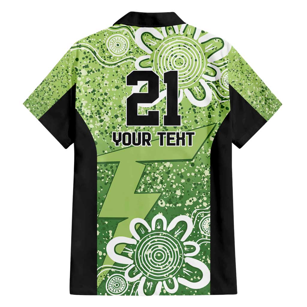 Australian Thunder Cricket Custom Hawaiian Shirt Minimalism Aboriginal