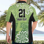 Australian Thunder Cricket Custom Hawaiian Shirt Minimalism Aboriginal