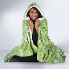 Australian Thunder Cricket Custom Hooded Blanket Minimalism Aboriginal