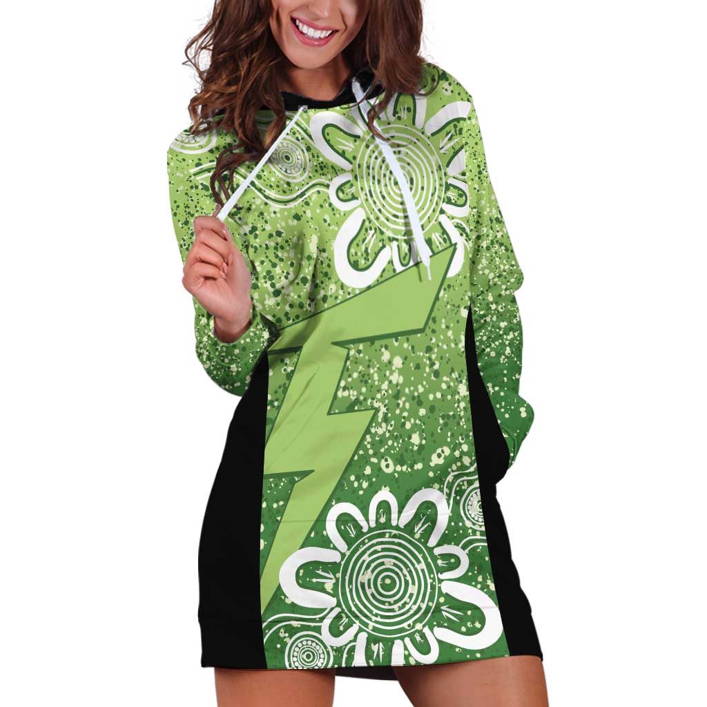 Australian Thunder Cricket Custom Hoodie Dress Minimalism Aboriginal