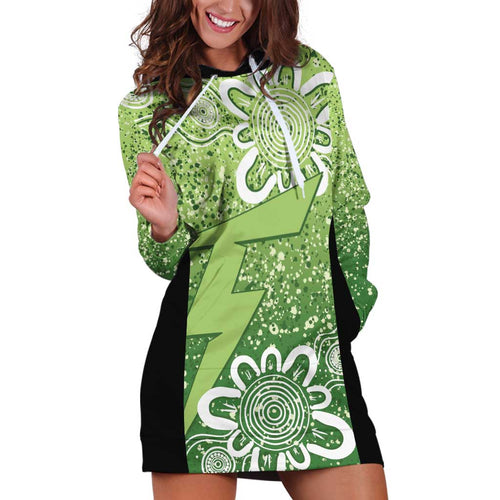 Australian Thunder Cricket Custom Hoodie Dress Minimalism Aboriginal