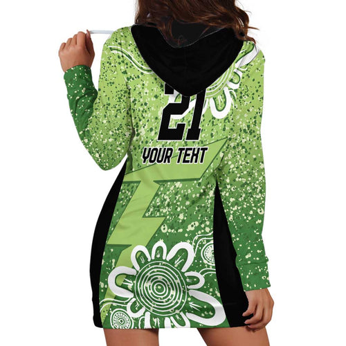 Australian Thunder Cricket Custom Hoodie Dress Minimalism Aboriginal