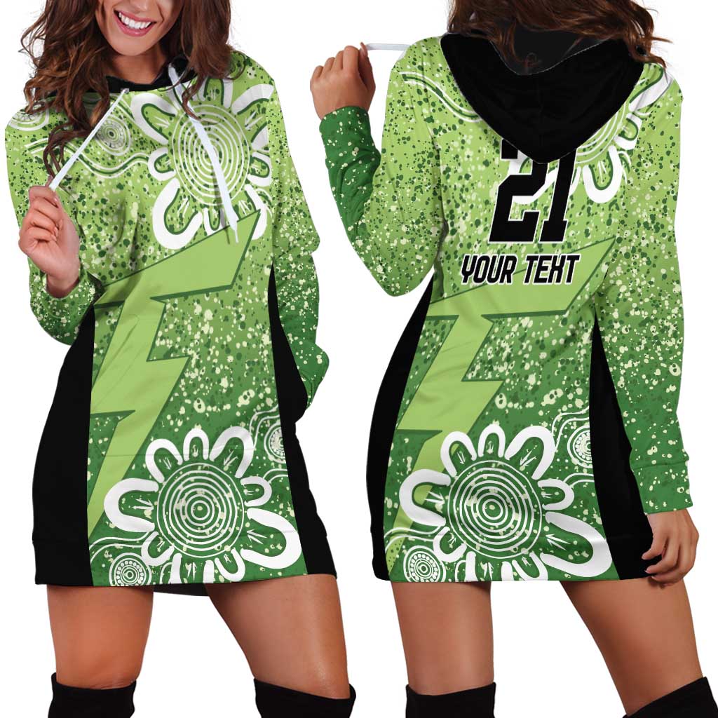 Australian Thunder Cricket Custom Hoodie Dress Minimalism Aboriginal