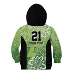 Australian Thunder Cricket Custom Kid Hoodie Minimalism Aboriginal