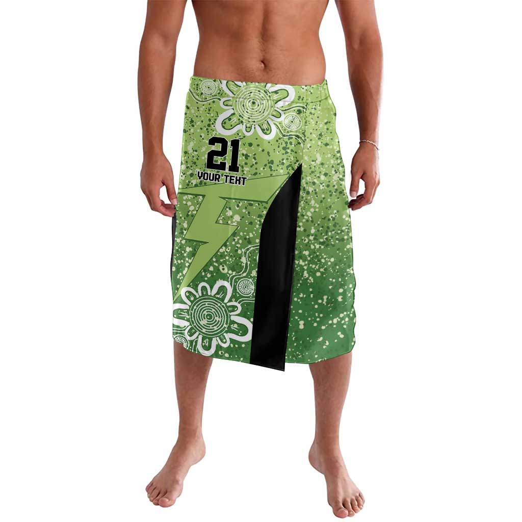 Australian Thunder Cricket Custom Lavalava Minimalism Aboriginal