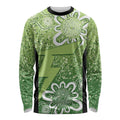 Australian Thunder Cricket Custom Long Sleeve Shirt Minimalism Aboriginal