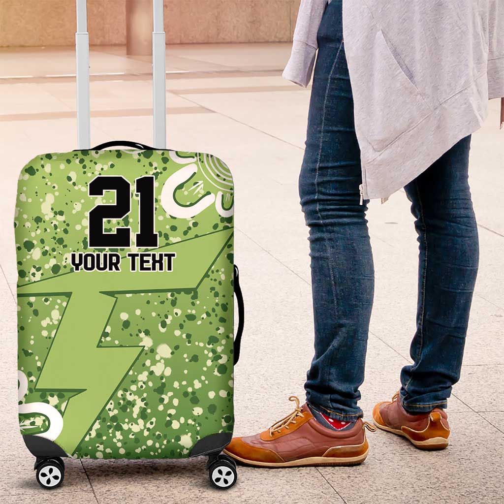 Australian Thunder Cricket Custom Luggage Cover Minimalism Aboriginal