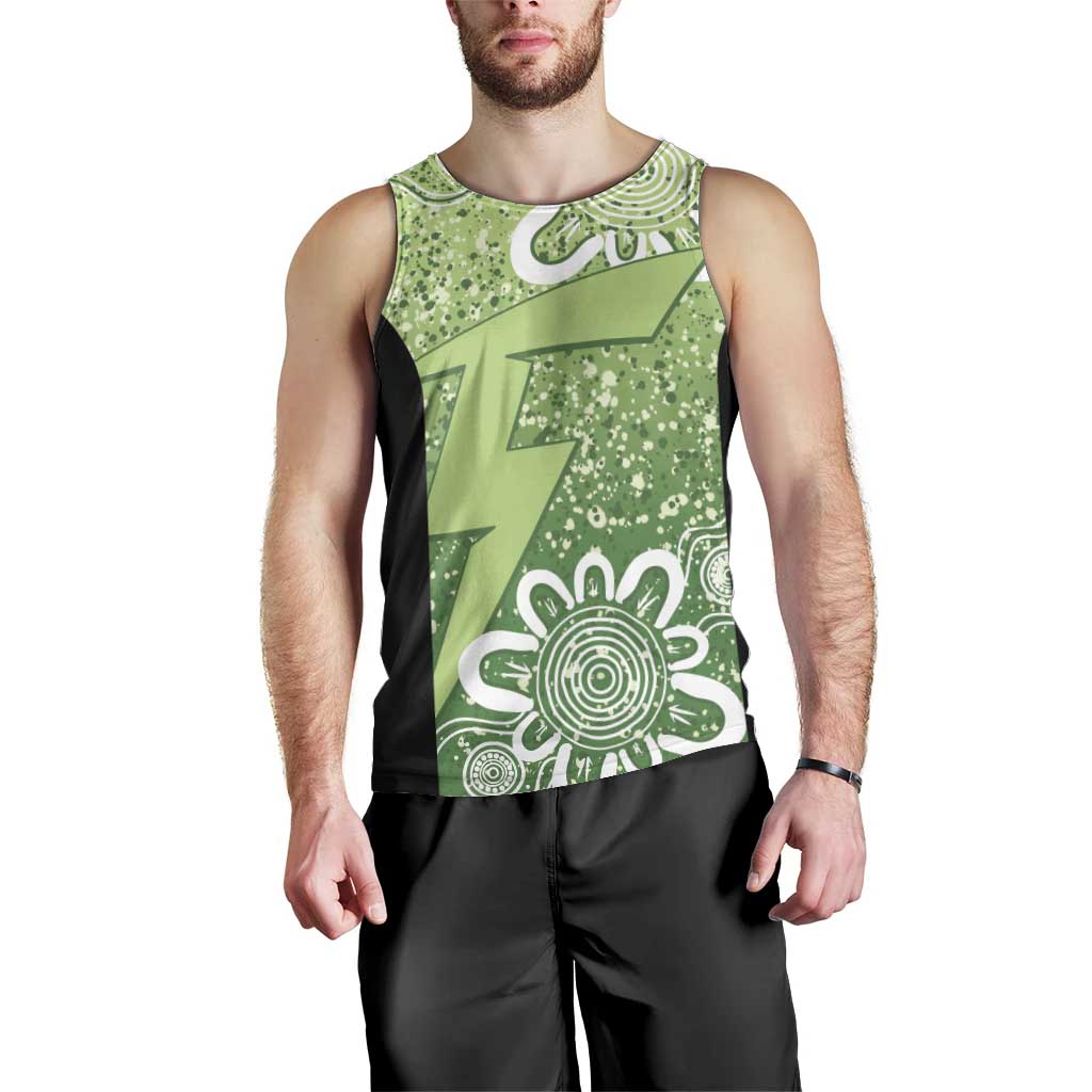 Australian Thunder Cricket Custom Men Tank Top Minimalism Aboriginal