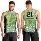 Australian Thunder Cricket Custom Men Tank Top Minimalism Aboriginal