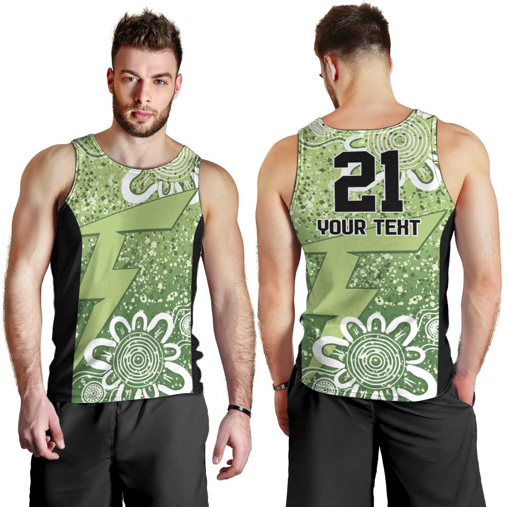 Australian Thunder Cricket Custom Men Tank Top Minimalism Aboriginal