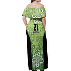 Australian Thunder Cricket Custom Off Shoulder Maxi Dress Minimalism Aboriginal