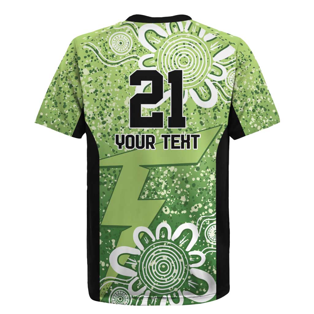 Australian Thunder Cricket Custom Rugby Jersey Minimalism Aboriginal
