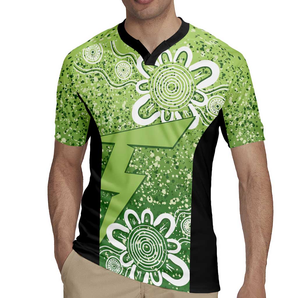 Australian Thunder Cricket Custom Rugby Jersey Minimalism Aboriginal