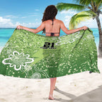 Australian Thunder Cricket Custom Sarong Minimalism Aboriginal