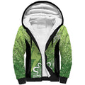 Australian Thunder Cricket Custom Sherpa Hoodie Minimalism Aboriginal