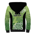 Australian Thunder Cricket Custom Sherpa Hoodie Minimalism Aboriginal